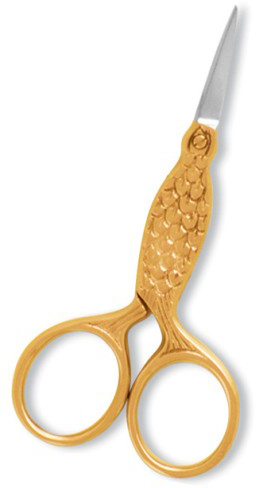 Fancy Scissor. Half Gold