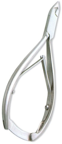 Cuticle Nipper, Double Spring w/lock. Mirror Finish.