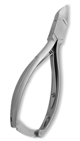 Nail Cutter, Double Spring w/lock. Mirror Finish.