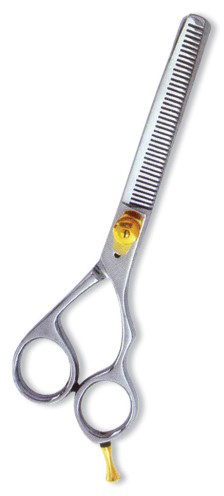 Professional Thinning Scissor. One Blade Teeth and One Blade Razor. Mirror Finish.