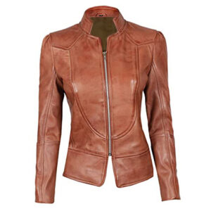 Women Fashion Leather Jacket