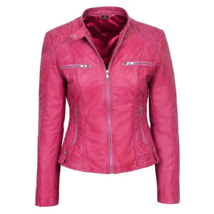 Women Fashion Leather Jacket