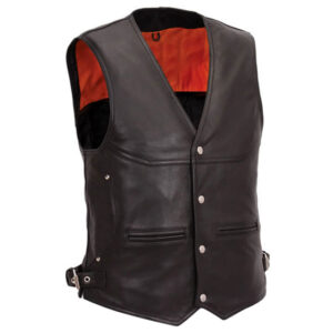 Men Fashion Leather Vest