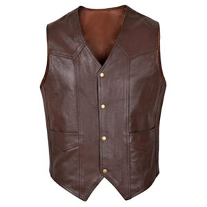 Men Fashion Leather Vest