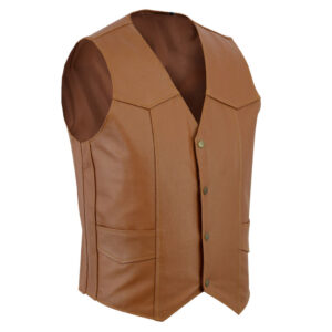 Women Fashion Leather Vest