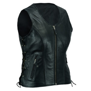 Women Fashion Leather Vest