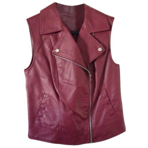 Women Fashion Leather Vest