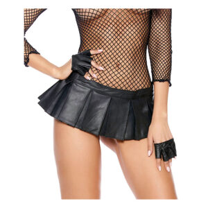 Mini Skirt In Soft Leather