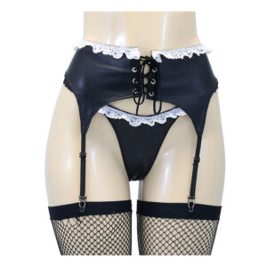 Leather Garter Set-Laced