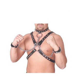 Double Ring Leather Harness