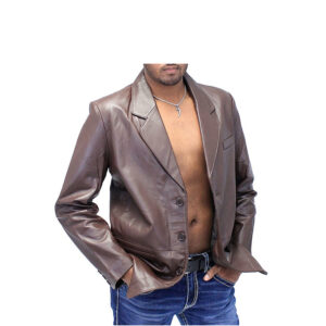 Leather Blazer