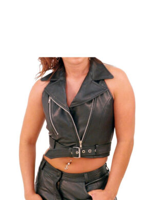 Leather Motorcycle Vest