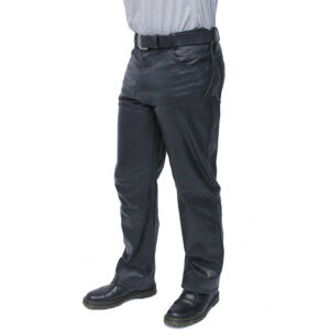 Leather Pants For Men-Lace Top Side