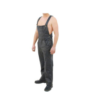 Leather Overalls Men