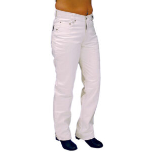 White Leather Pants For Women