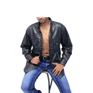 Men’s Leather Shirt