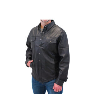 Men’s Leather Shirt